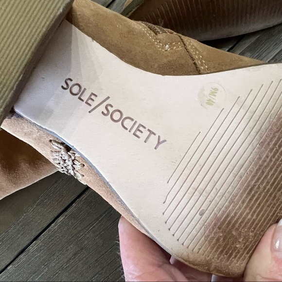 Sole Society Alexis tall boot in walnut colored - leather - Picture 12 of 14